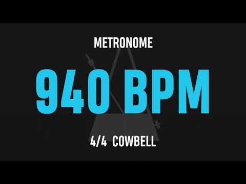 940 BPM 4/4 - Best Metronome (Cowbell)