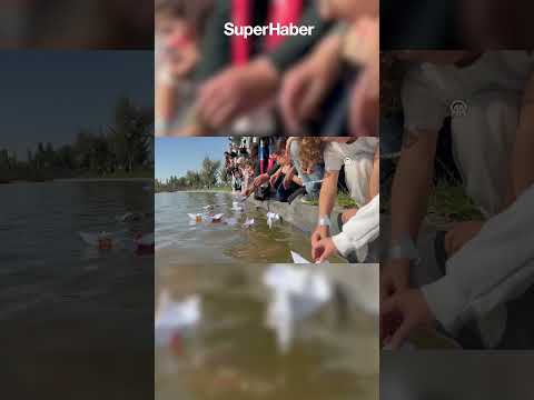 Little hands sent ships of hope from Iğdır to the children in Gaza!