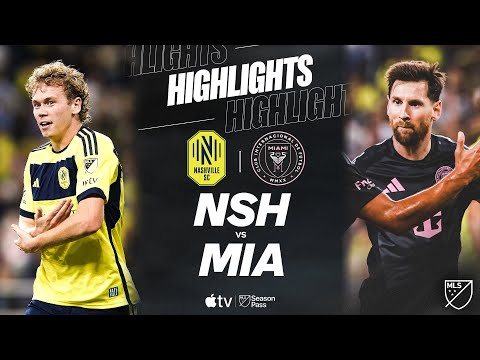 Summary Nashville SC vs Inter Miami Round 34