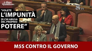 "Date via libera a qualsiasi forma di illegalità": la rabbia del senatore M5s contro il governo