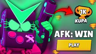 AFK AUTO CLİCKER İLE PRESTİJ 1 VE KUPA KAZANMA TAKTİĞİ | BRAWL STARS