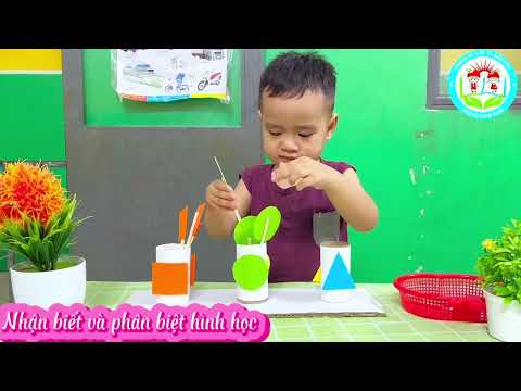 Bé nhận biết và phân biệt hình học