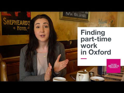 Finding part-time work in Oxford | Oxford Brookes University