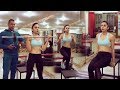 Rakul Preet Doing Exercise Workout In Gym