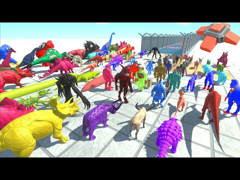 All Unit Bomb Challenge - Jurassic World Dominion ► Animal Revolt Battle Simulator