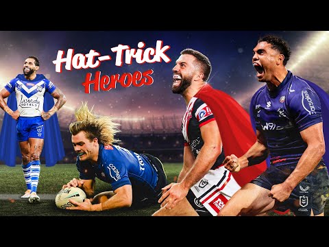 NRL Highlights | Hat-Trick Heroes | Rounds 1-14, 2022 | NRL