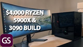 $4000 Ryzen 5900X AORUS 3090 EXTREME PC Build