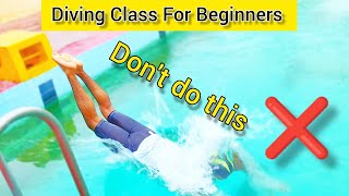 How to do a perfect dive without hurting yourself - Swimming Tips For Beginners In Hindi