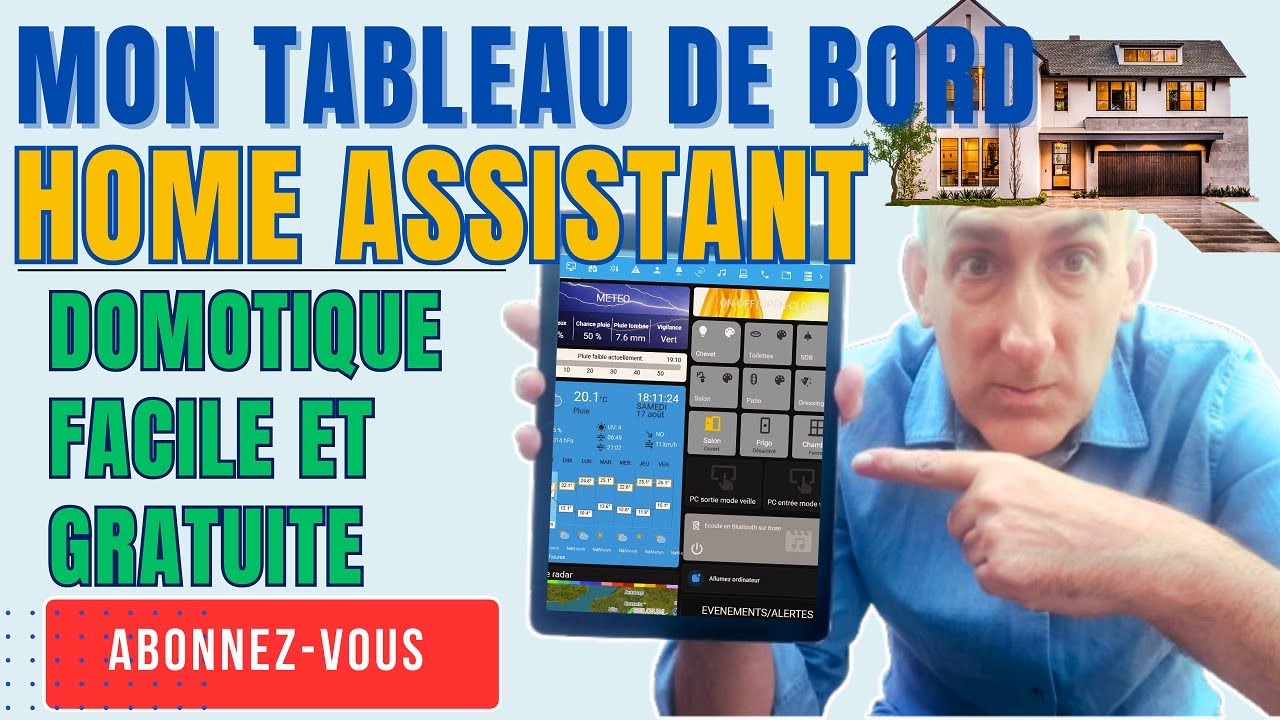 Domotique : mon tableau de bord Home Assistant 2024 contrôle ma maison pour moi.