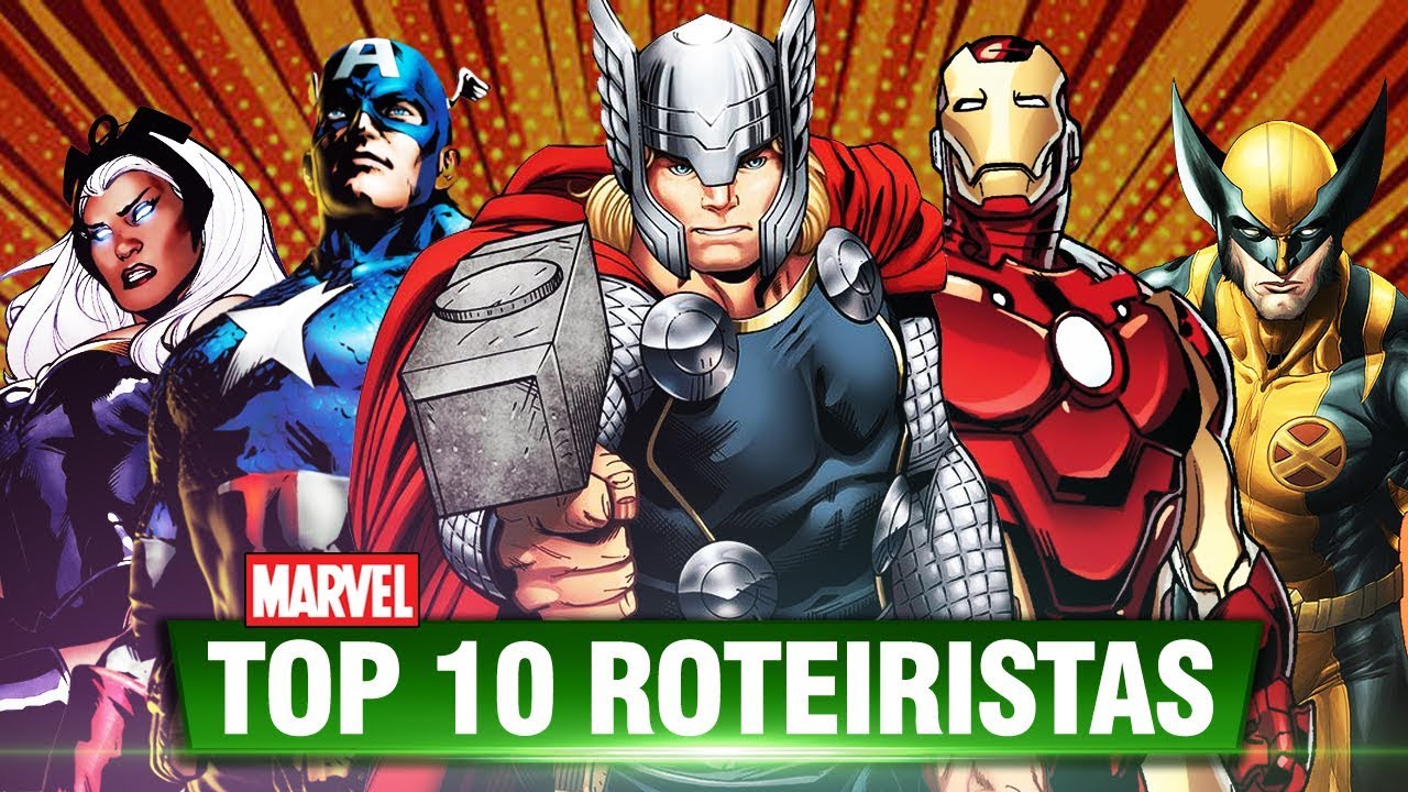 TOP 10 MAIORES ROTEIRISTAS DA MARVEL COMICS | Pipoca e Nanquim #281