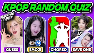 ⭐️ KPOP RANDOM QUIZ  | GUESS THE SONG, SAVE ONE & MORE | KPOP QUIZ - FUN KPOP GAMES 2026