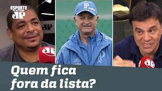 Quem ficará fora da lista do Palmeiras?
