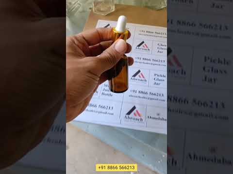 15 Ml Amber Glass Dropper Bottles