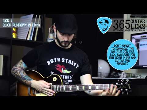 Lick 4/365 - Slick Rundown in Ebm | 365 Guitar Licks Project