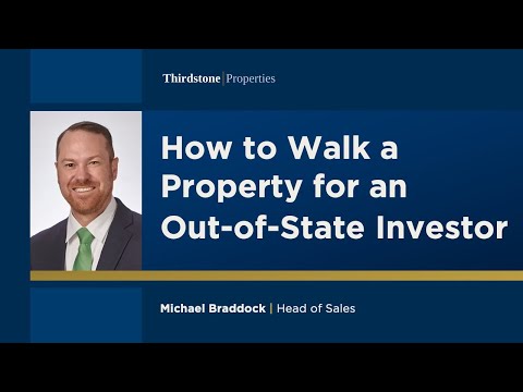 How to Walk a Property for an Out-of-State Investor