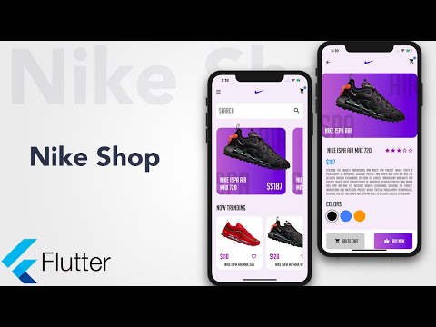 flutter UI - Nike Shop | Shoe Shop | ecommerce | Nike store | flutter speed code