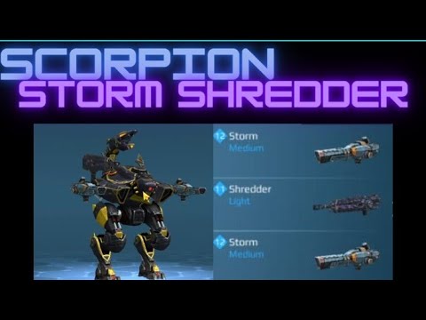 War Robots, Storm Shredder Scorpion any good ?