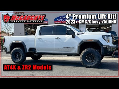 4\" Lift with 37\"s - AT4X & ZR2 HD!