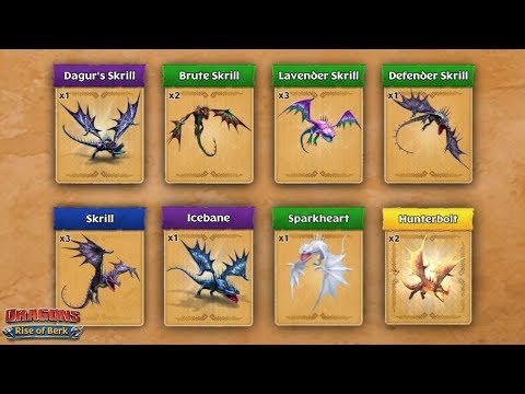 All Skrill Dragons - The Skrill Collection | Dragons: Rise of Berk