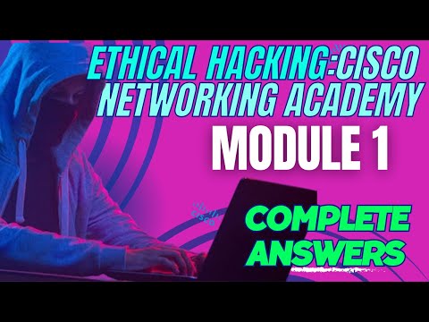 Ethical Hacking Cisco Course – Module 1 Answers || Cisco Netacad || 2025-26 || 100% || Tkg