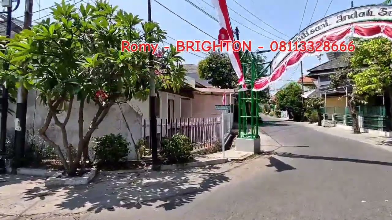Rumah Hook Kutisari Indah Hitung Tanah Dekat Ukp