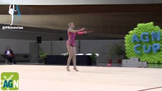 preview picture of video 'Petra Ribaric - KRG Zagreb (CRO) - Maças (Clubs) - Junior - AGN Cup 2013'