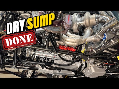 This New Dry Sump Oil System is Pretty Slick!