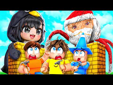 Roblox Build to Survive GUGU GAGA with my Family!