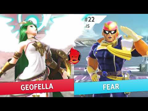 Geofella (Palutena, ROB) vs Fear (Captain Falcon) - PK Fireup #22 Winners Semi Finals