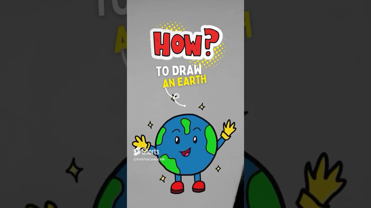 How to draw globe earth #shorts