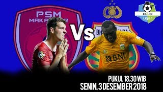 Live Streaming Bhayangkara FC Vs PSM Makassar, Laga Hidup Mati Juku Eja