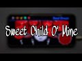 Sweet Child O Mine Guns N Roses Real Drum App Cover