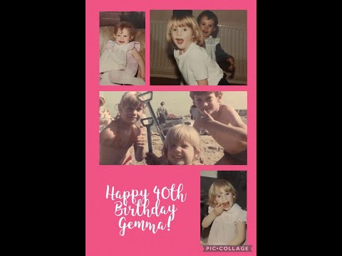 Gemma's 40th Birthday Wishes