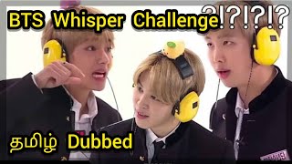 BTS - whisper Challenge Tamil dubbed  run bts tami