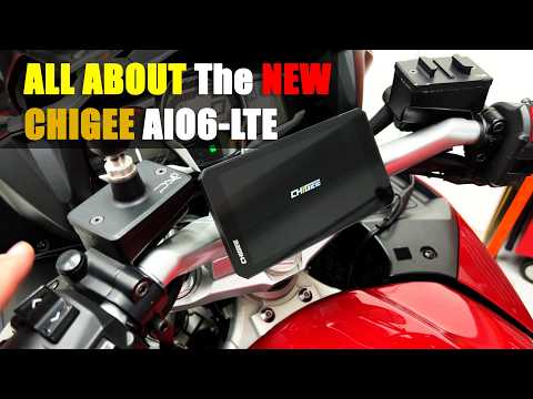 CHIGEE AIO-6 LTE Motorcycle Dashcam Carplay Quick Release Full Review