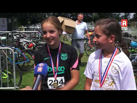 Kinderen gaan sportieve uitdaging aan bij Junior Triathlon in Hazerswoude-Dorp