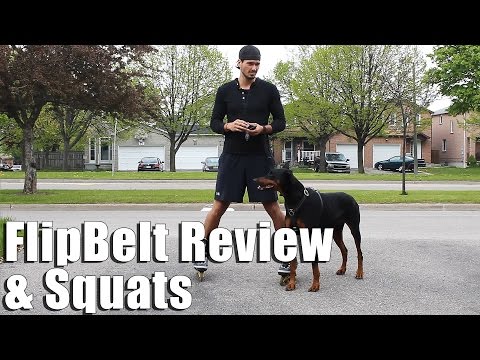 Rollerblading and Volume Squats | FlipBelt Product Review Video