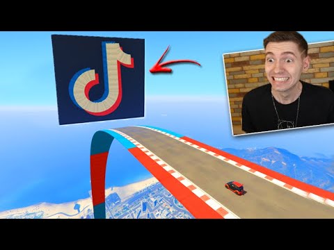 GTA V Online: A MEGA RAMPA do TIK TOK muito GIGANTESCA!!!