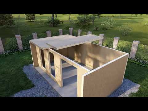 🌟 Prefabricated SIPS Garden House, Offices and Gyms