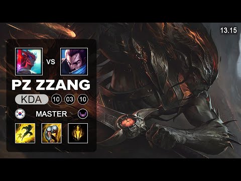 Pz ZZang Yasuo vs Yone Mid - KR Master - Patch 13.15 Season 13