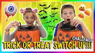 TRICK OR TREAT SWITCH UP CHALLENGE | We Are The Davises