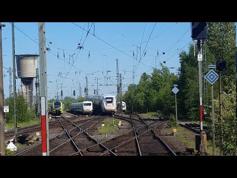 ICE 4, ICE 1, ICE 2, IC in Hamburg-Altona