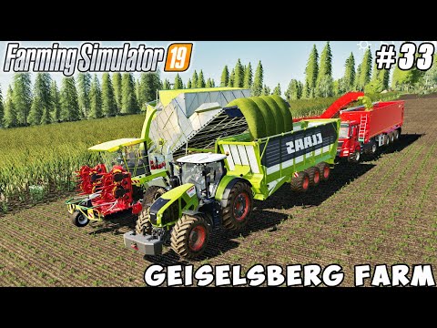 New tractor cultivation, harvesting corn silage | Geiselsberg Farm | Farming simulator 19 | ep #33