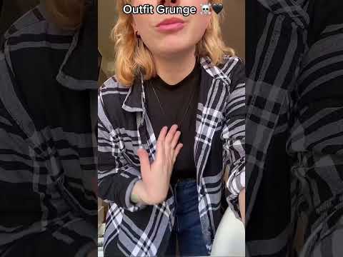Amo este estilo ☠️ #grunge #grwm #softgrunge #outfit