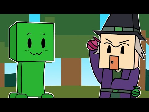 Creeper & The Witch Forest | Minecraft Animation (Mob Squad)