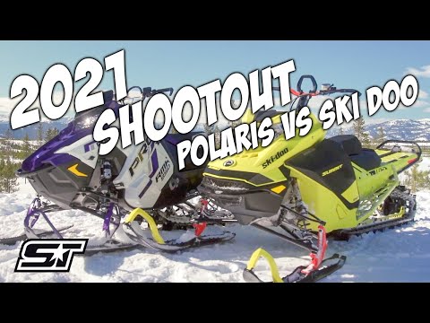 SHOOTOUT! 2021 Ski-Doo Summit X 850 Turbo vs 2021 Polaris Pro RMK 850