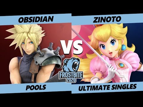 Frostbite 2020 SSBU Pools - Obsidian  (Cloud) Vs. Frostbite | Zinoto (Peach) Smash Ultimate Singles