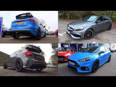 2016 Focus RS VS A45 AMG: Sport Exhaust Pure Sound!