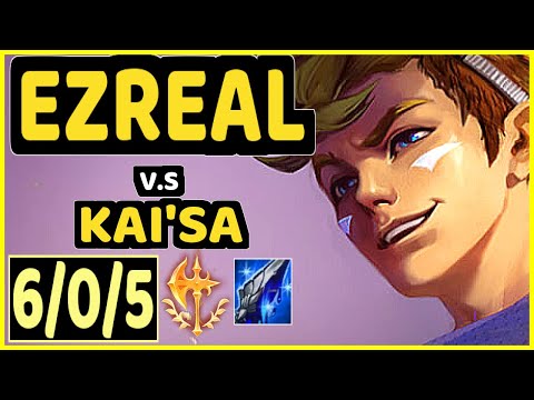 BRTT (EZREAL) vs KAI'SA - 6/0/5 KDA BOTTOM ADC GAMEPLAY - BR Ranked GRANDMASTER