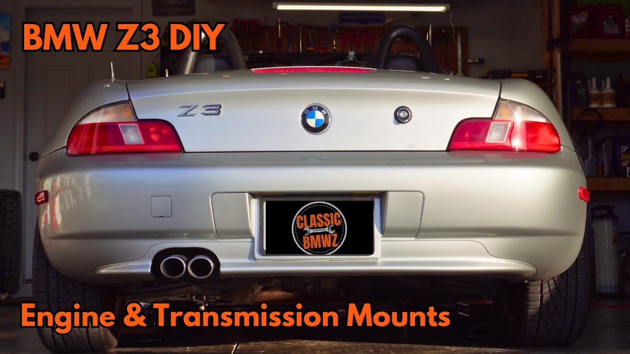 BMW Z3 DIY Engine & Transmission Mount Replacement (E36/7) - M52TUB25